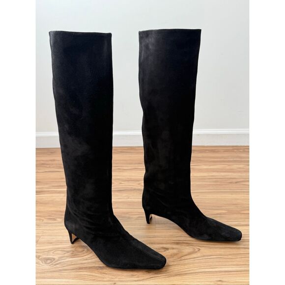 STAUD Wally suede knee-high boots Size EU40 / US10 $495 - Picture 7 of 10